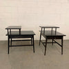 Paul McCobb For Planner Group Ebonized Step End Tables