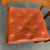 Danish Oak Leather Side Chairs