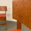 Danish Oak Leather Side Chairs