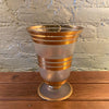Gilt And Frosted Glass Decorative Vase