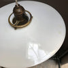 Milk Glass Disc Pendant Lights