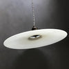 Milk Glass Disc Pendant Lights