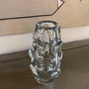 Clear Glass Art Vase By Jan Beranek For Skrdlovice, Czech Republic