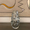 Clear Glass Art Vase By Jan Beranek For Skrdlovice, Czech Republic
