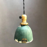 Green X-Ray Mercury Glass Pendant Light