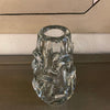 Clear Glass Art Vase By Jan Beranek For Skrdlovice, Czech Republic