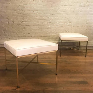 Paul McCobb Brass Ottomans