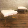 Paul McCobb Brass Ottomans