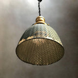 Green X-Ray Mercury Glass Pendant Light
