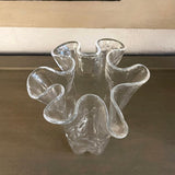 Decorative Folded Glass Vase, Finland