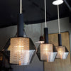 Smoked Glass Lightolier Pendants