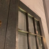 Tall Industrial Brushed Steel and Glass Doors