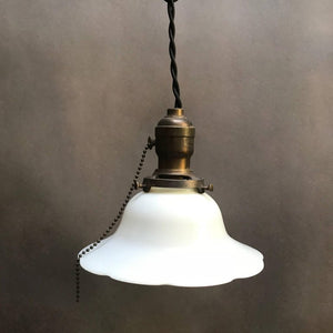 Scallop Bell Pendant Light