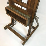 Large Oak Artists Easel