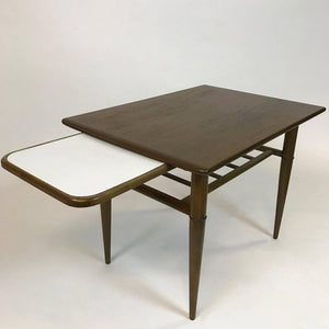 Walnut Extension Side Table