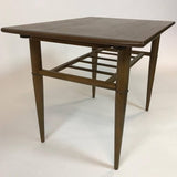 Walnut Extension Side Table