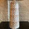 Mid-Century Modern Hand Painted Art Pottery Table Lamp
