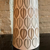 Mid-Century Modern Hand Painted Art Pottery Table Lamp