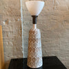 Mid-Century Modern Hand Painted Art Pottery Table Lamp