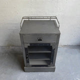 Industrial Brushed Steel Nurse Station Medicine Cabinet