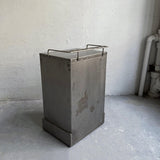 Industrial Brushed Steel Nurse Station Medicine Cabinet