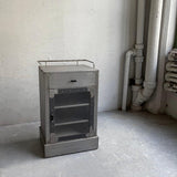 Industrial Brushed Steel Nurse Station Medicine Cabinet