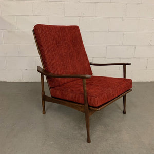 Danish Modern Maple Lounge Chair