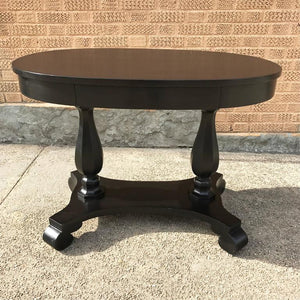 Ebonized Mahogany Center Table