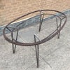 Steel Oval Dining Table