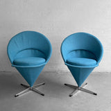 Pair Of Verner Panton Cone Chairs