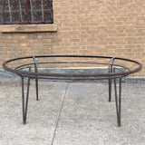 Steel Oval Dining Table