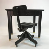 Oak Library Desk Set