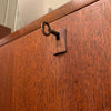 Mid Century Modern Walnut Record Storage Wall Unit