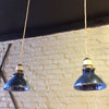 Blue Mercury Glass Pendants