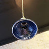 Blue Mercury Glass Pendants