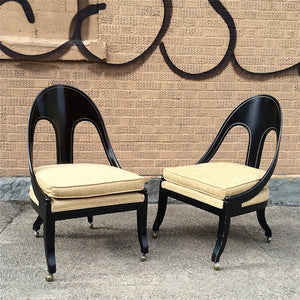 Neoclassical Spoon Back Chairs