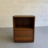 T.H. Robsjohn Gibbings For Widdicomb Walnut End Table Nightstand