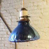 Blue Mercury Glass Pendants