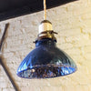 Blue Mercury Glass Pendants