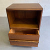 T.H. Robsjohn Gibbings For Widdicomb Walnut End Table Nightstand