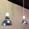 Light Blue Mercury Glass Pendants