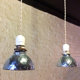 Light Blue Mercury Glass Pendants