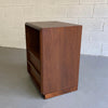T.H. Robsjohn Gibbings For Widdicomb Walnut End Table Nightstand