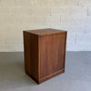 T.H. Robsjohn Gibbings For Widdicomb Walnut End Table Nightstand