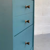 Mid-Century Modern Lacquered Blue Dresser Nightstand