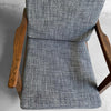 Scandinavian Modern Beech Upholstered Rocking Chair