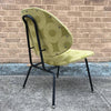 Mid-Century Modern Upholstered Lounge Slipper Chair