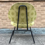 Mid-Century Modern Upholstered Lounge Slipper Chair