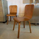 Pair Of Mid Century Modern Bentwood Side Chairs