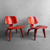 Molded Ply LCW Lounge Chairs By Charles And Ray Eames